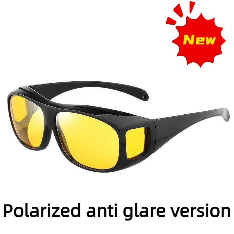 Night Driving Over Sunglasses Anti Glare Polarized Glasses