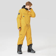 Thick One-Piece Hooded Jumpsuit