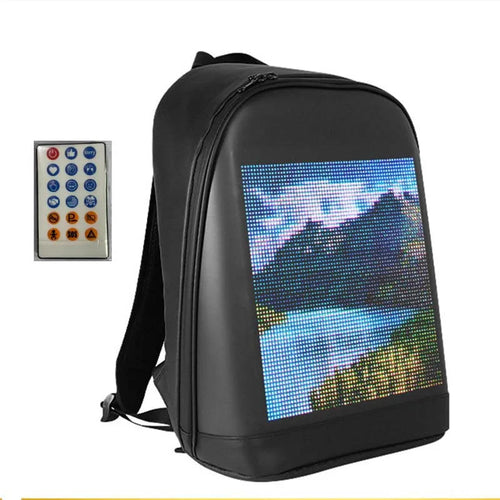 Remote Control Smart Led Mesh Pix Backpack LED Display