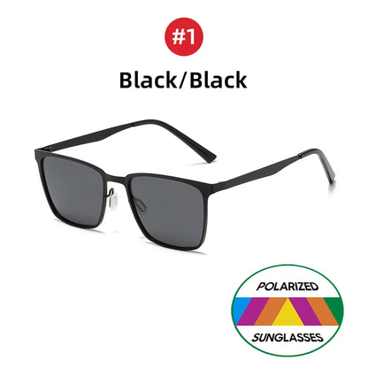 Classic Rectangle Polarized Sunglasses