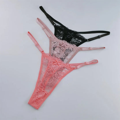 3Pcs Lace Thongs