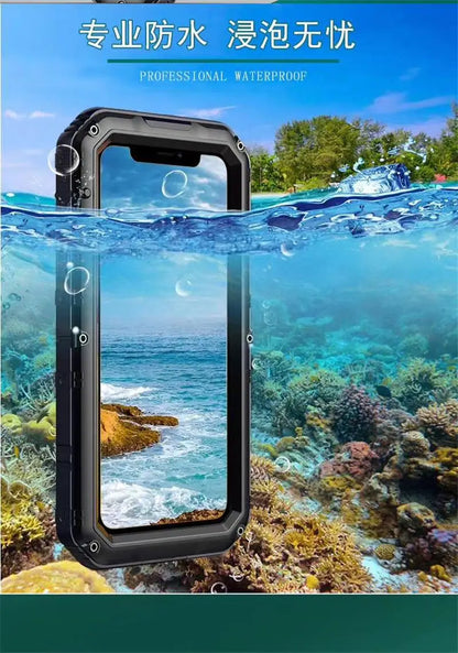 360 Heavy Duty Metal Armor Protection Case for iPhone