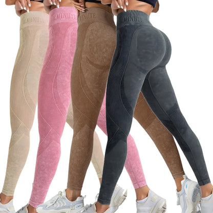 High-Waist Seamless Active Leggings