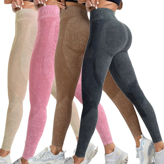 High-Waist Seamless Active Leggings