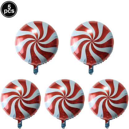 Large Standing 4D Foil Christmas Balloon - Inflatable Holiday Decor with Base