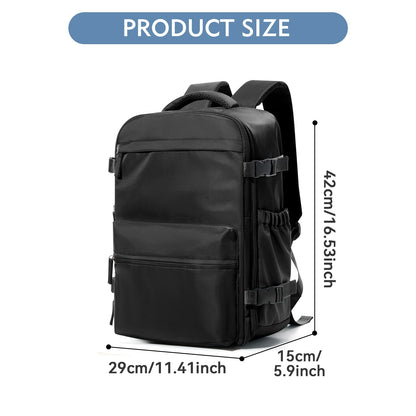 Vacuum Compression Expandable Travel Backpack & Laptop Bag