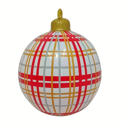 60cm Giant Outdoor Inflatable Christmas Ball Ornament