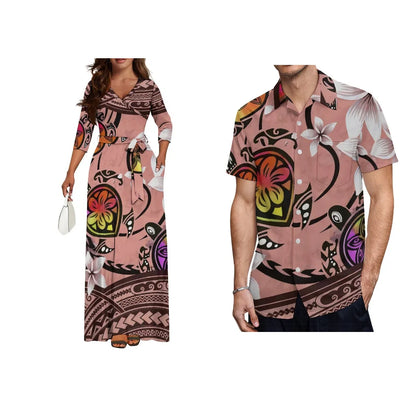 V-Neckline With Pocket Waistband Dress or Short-sleeved Shirt