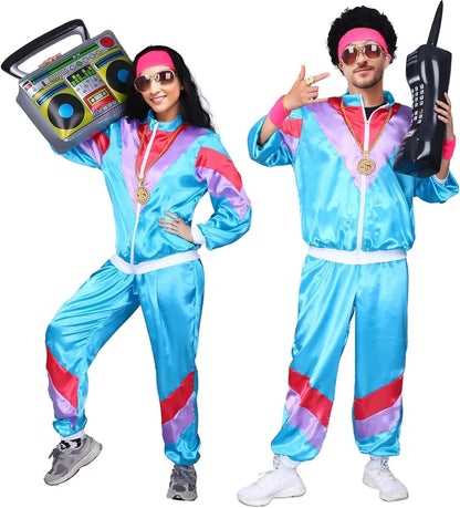 Retro 80s/90s Tracksuit Costume Set