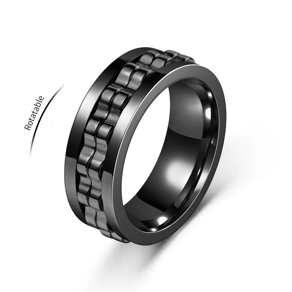 Anti Stress Stainless Steel Ring