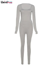 Two Piece Stretch Sporty Crop Top + Waistband Leggings Set
