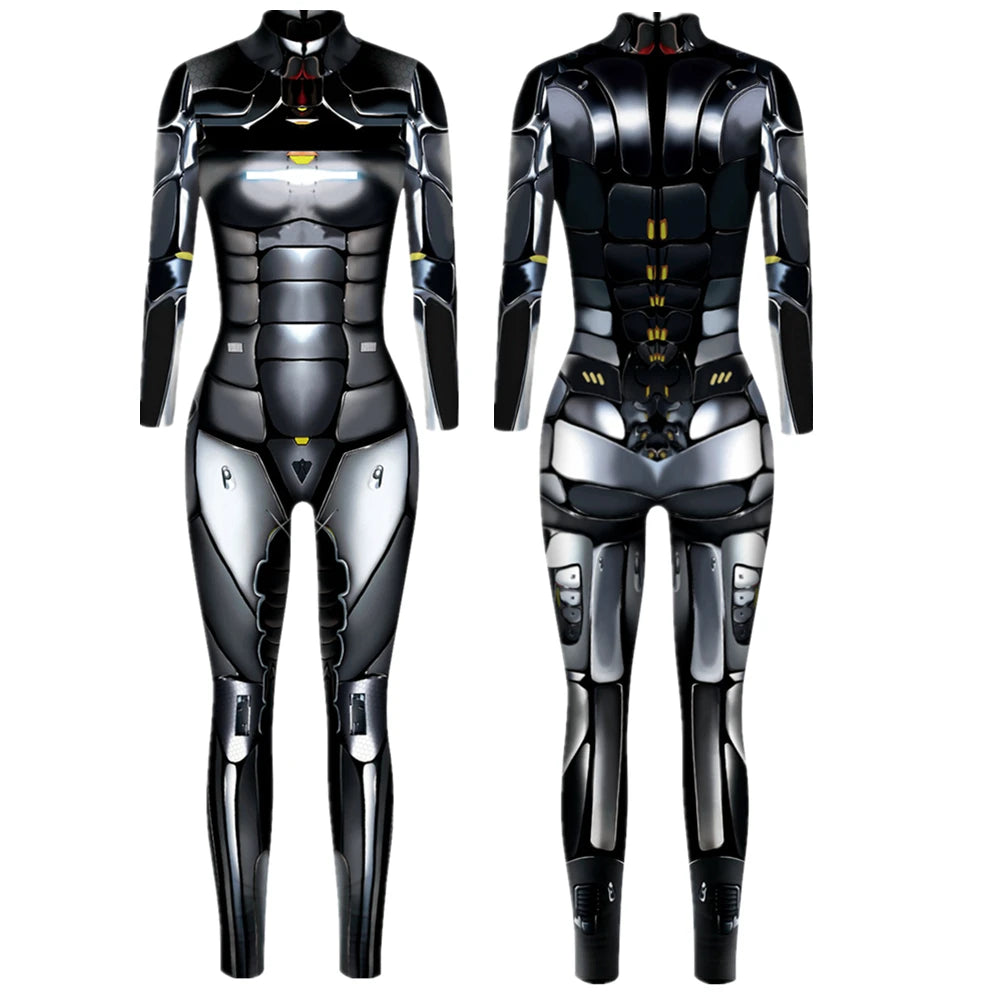 Robot Jumpsuit Catsuit Costumes