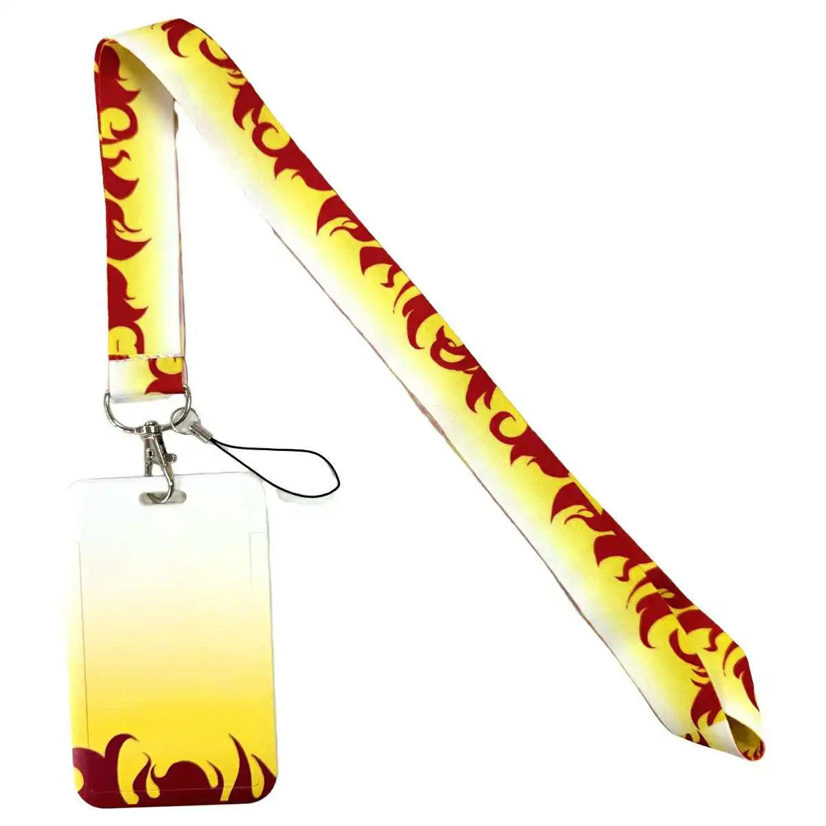 Anime Character Lanyard with ID Card Holder & Keychain