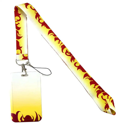 Anime Character Lanyard with ID Card Holder & Keychain