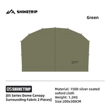ShineTrip Waterproof Silver Coated Dome Tent