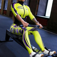 One-piece Printed High-Neck Zippered Sport Jumpsuit