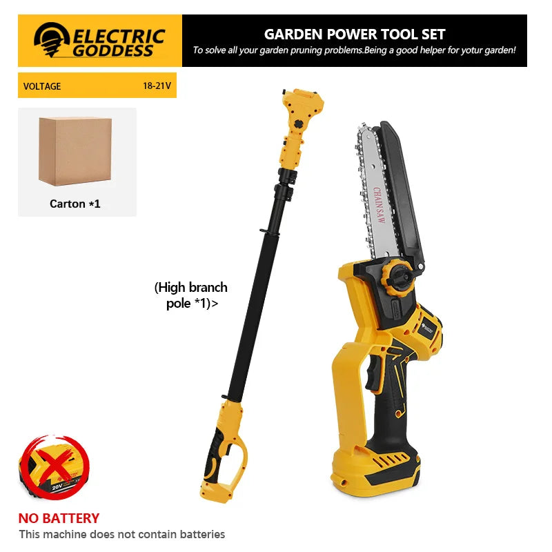 Brushless Electric Telescoping Pole High Branch Chainsaw