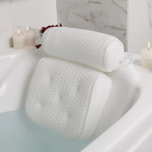 Spa Bathtub Pillow with Anti-Slip Suction Cups