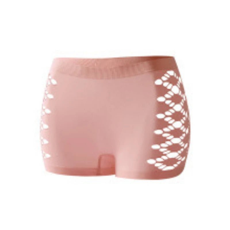 Women's Hollow-Out Knit Boyshort Panties