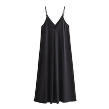 Black Slip Long Dress