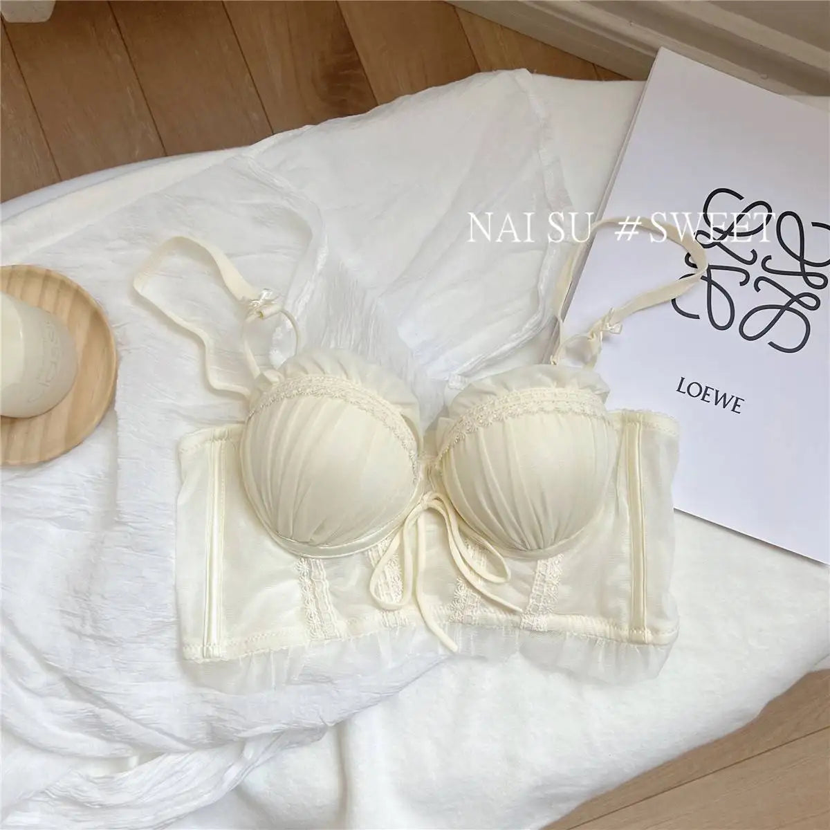 Wireless Lolita Bra Set