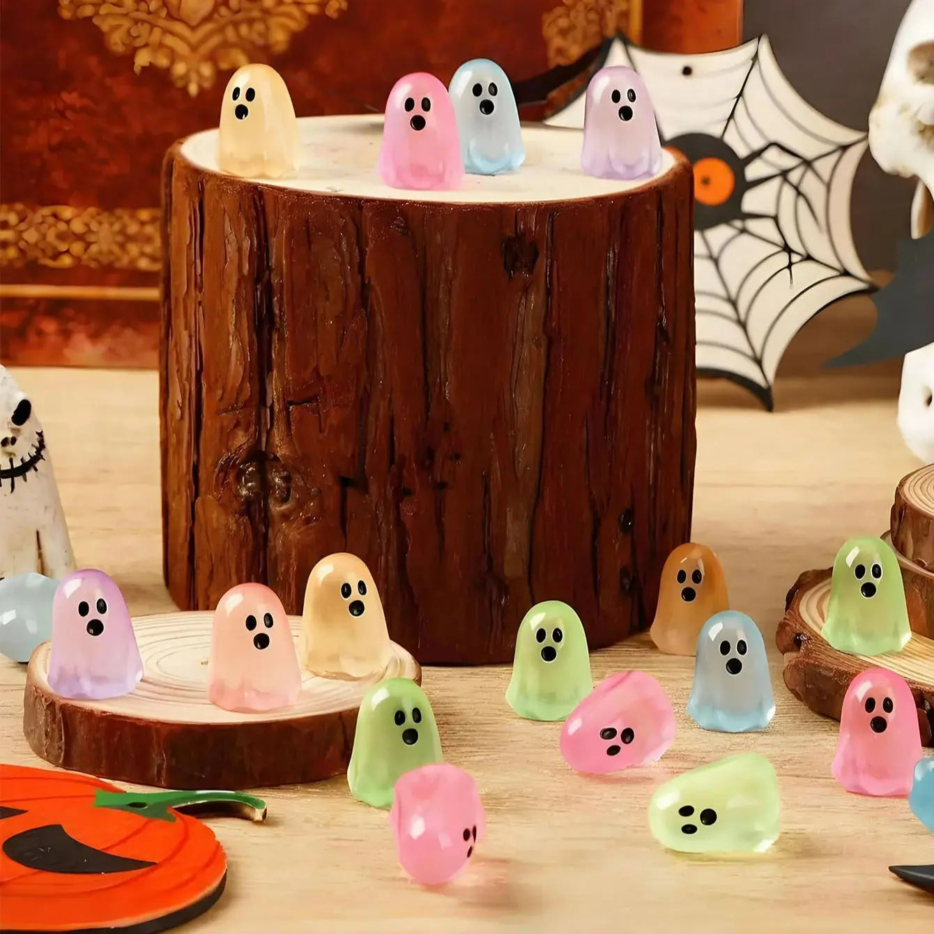 Mini Luminous Resin Ghost Figures