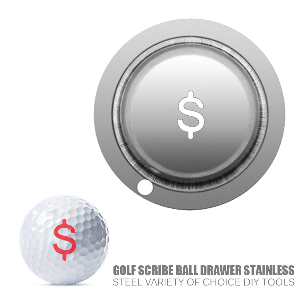 Stainless Steel Golf Ball Line Marker Stencil