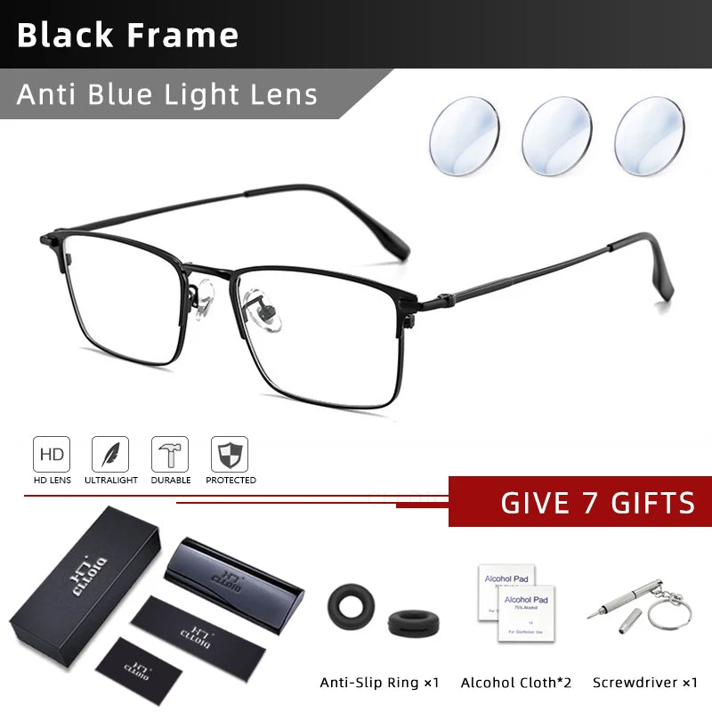 CLLOIO Ultralight Business Reading Glasses