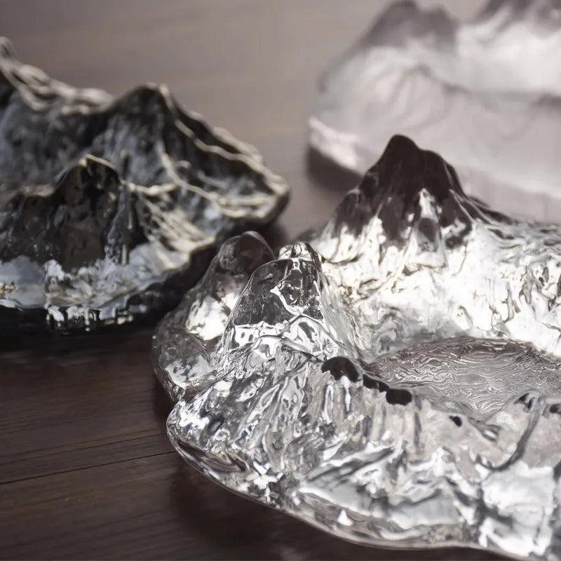 Glass Glacier Crystal Ashtray