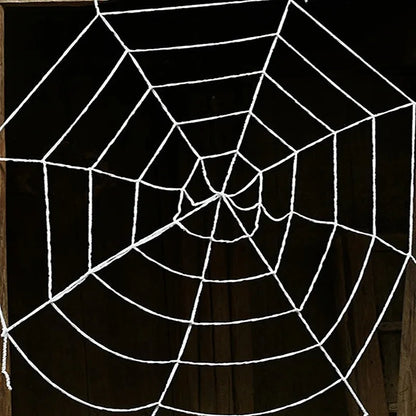 Giant Halloween Spider & Web Outdoor Decoration Set