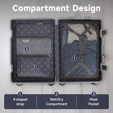 Aluminum Frame Carry On Luggage with TSA Lock