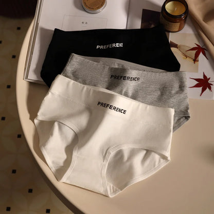 3PCS Seamless Soft Cotton Briefs