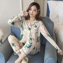 Spring Heart Print Pajamas Set