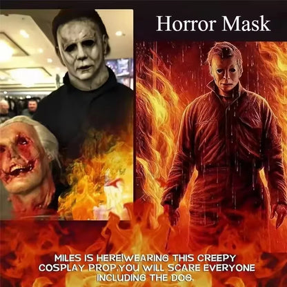 Realistic Michael Myers Horror Mask - Premium Halloween Cosplay Prop