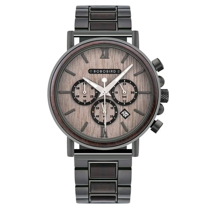BOBO BIRD Wooden Quartz Wristwatch