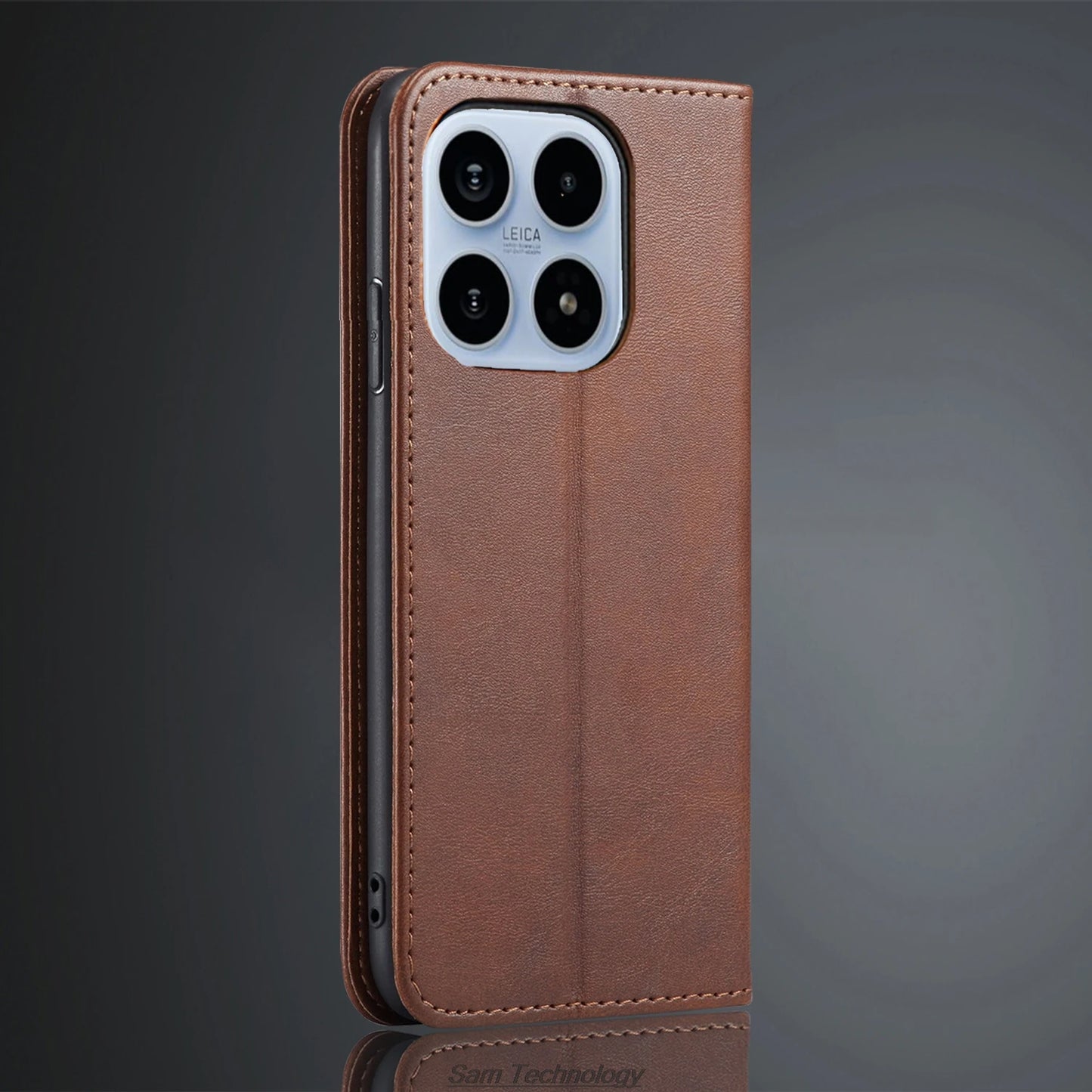 Magnetic Attraction Leather Case for Xiaomi Phone