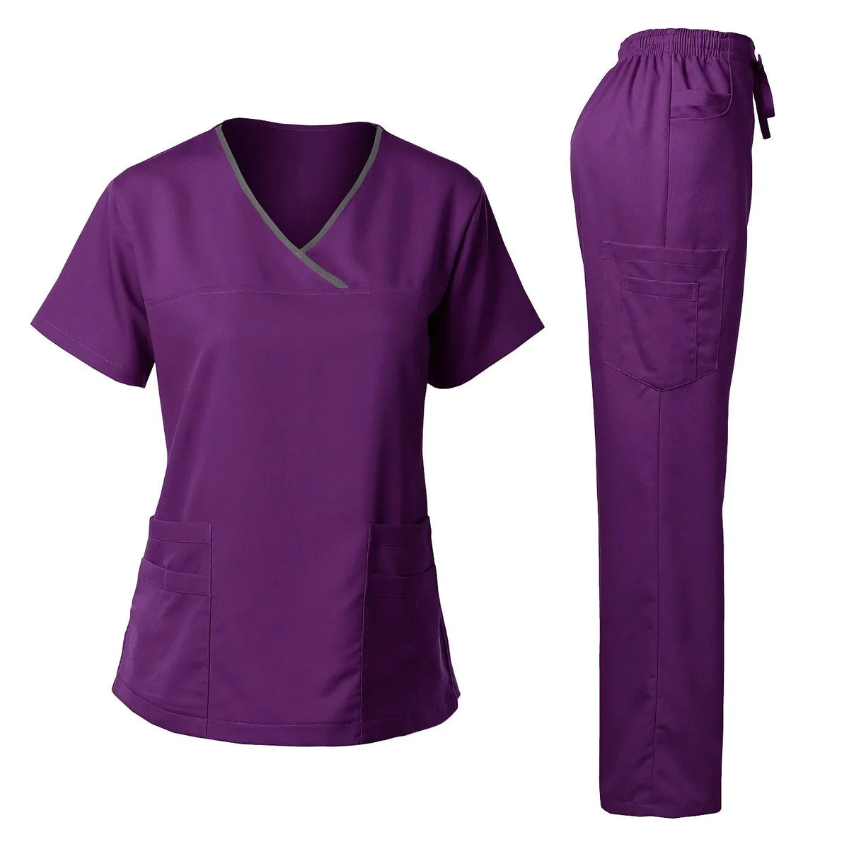 MERTRAW Women's Surgical Scrub Tops & Pants Set