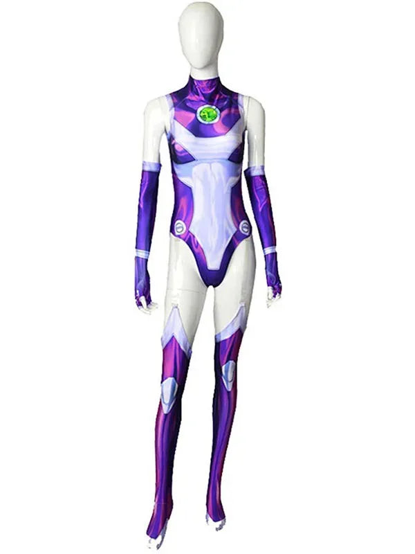 Women's Star Fire Cosplay Jumpsuit Costume