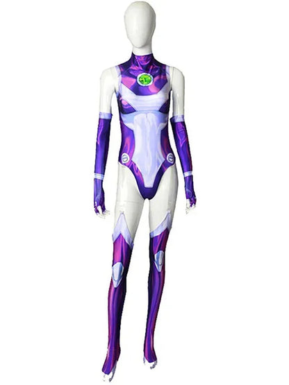 Women's Star Fire Cosplay Jumpsuit Costume
