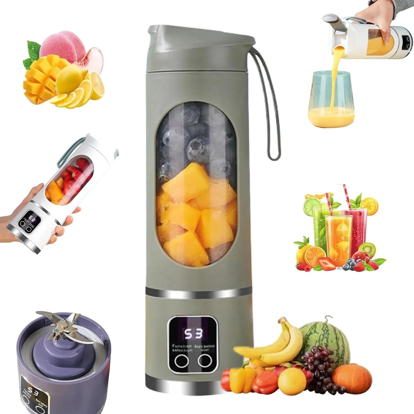 Portable Handheld Juicer & Blender