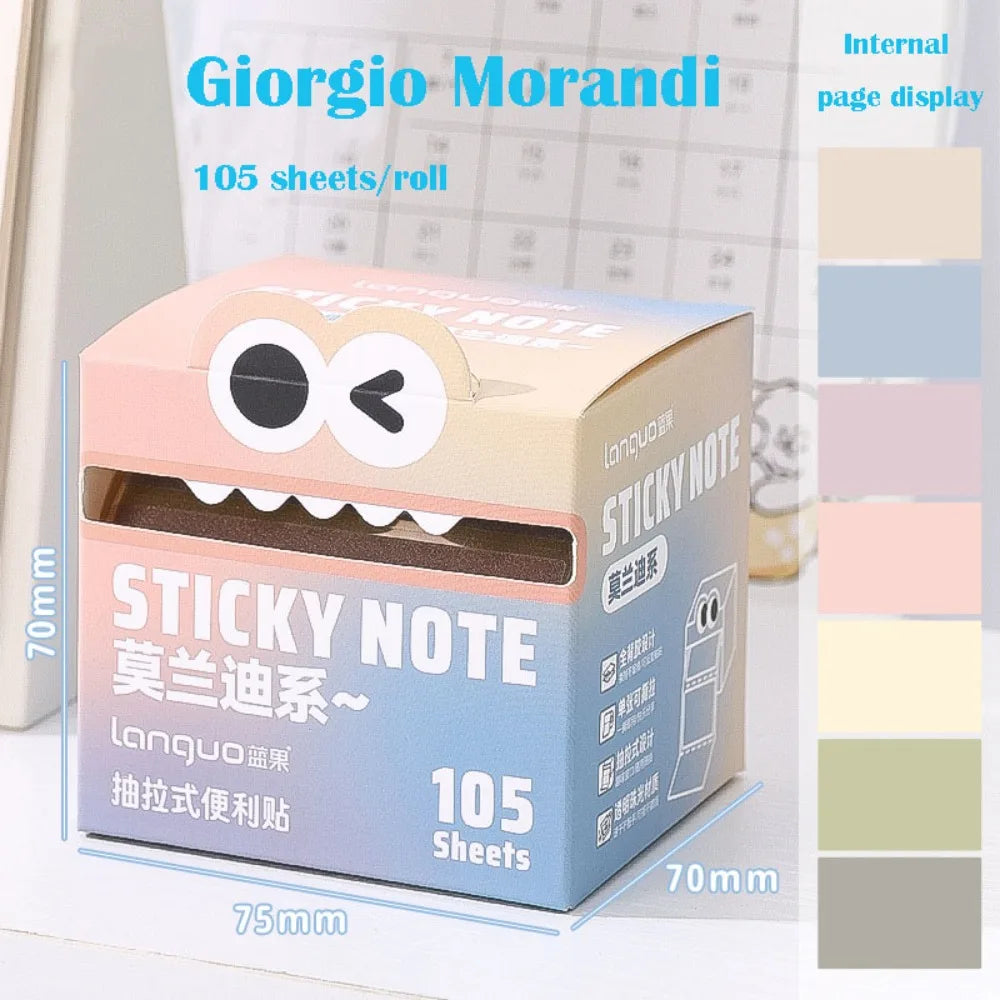 105 Sheet Cartoon Memo Pad Paper Sticky Notes