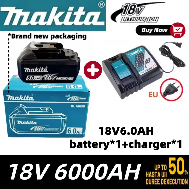 18V Lithium-Ion Replacement Battery for Makita Cordless Power Tools