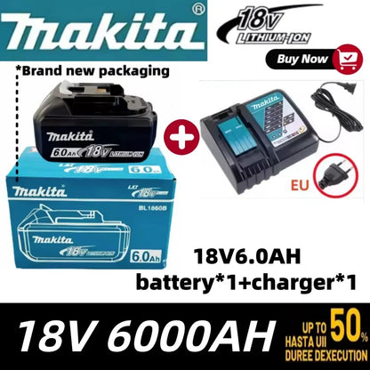 18V Lithium-Ion Replacement Battery for Makita Cordless Power Tools