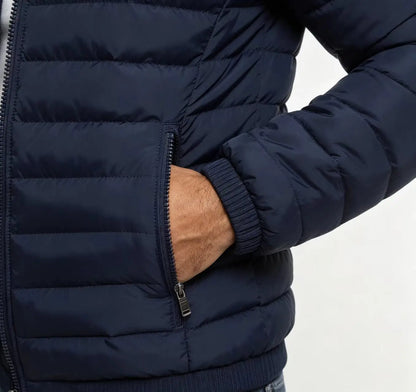 Men's Winter Fleece-Lined Hooded Jacket