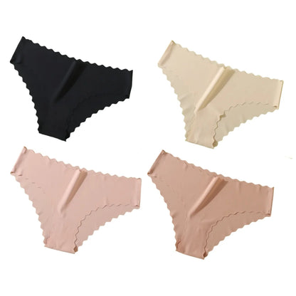 4Pcs Seamless Low Rise Briefs
