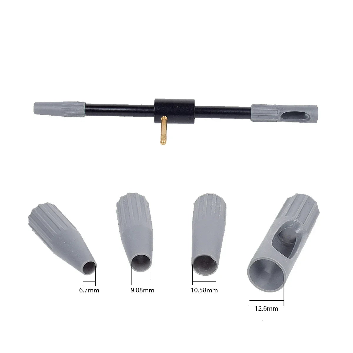 Tactical 8Pcs .17Cal .22Cal .30Cal Universal Gun Bore Guide Cleaning Brush