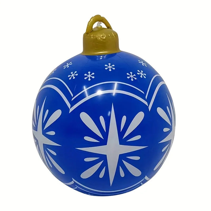60cm Giant Outdoor Inflatable Christmas Ball Ornament