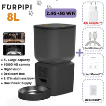 8L Smart Automatic Pet Feeder with 1080P HD Camera