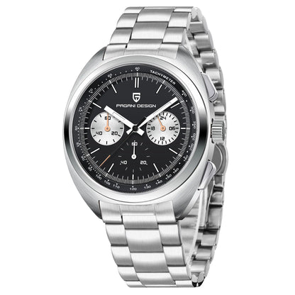 Pagani Design Men's Luxury Quartz Chronograph Watch – Retro Dial Clock