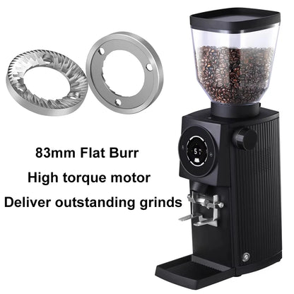 CAFOVO G83E Commercial Electric Coffee Grinder Espresso Maker